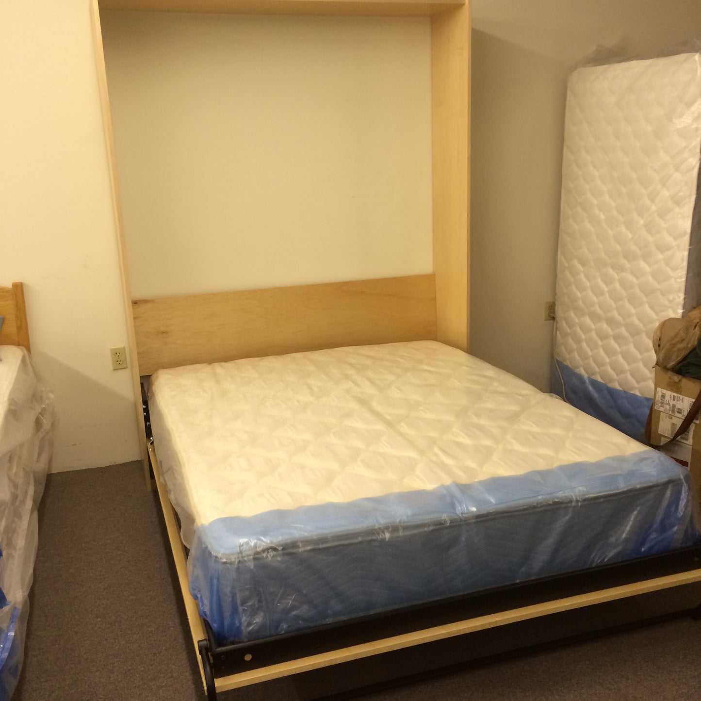 Queen Natural Maple Bed