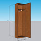 Wardrobe Cabinet-full height, Cherry